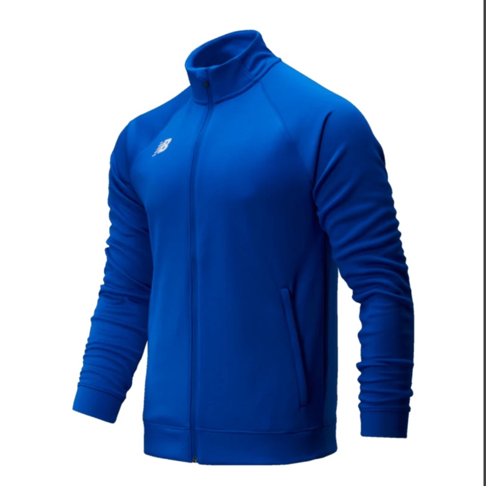 New Balance Men' NB Tech Training Knit Track Jacket Royal Blue 
Xxl tmmj720
